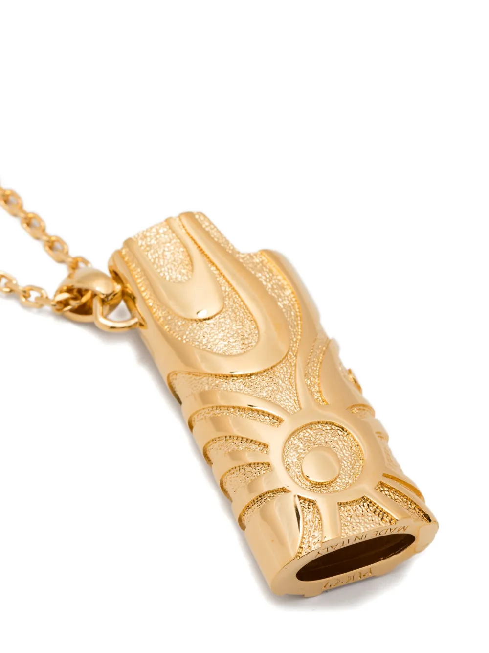 Pucci Embossed Necklace In Gold