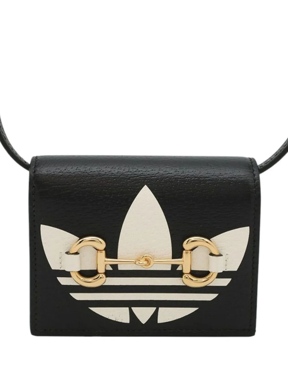 Gucci Pre-Owned 2016-2025 アディダス レザー ホースビット ウォレットオンストラップ ショルダーバッグ - Gucci Pre-Owned 2016-2025 アディダス レザー ホースビット ウォレットオンストラップ ショルダーバッグ -