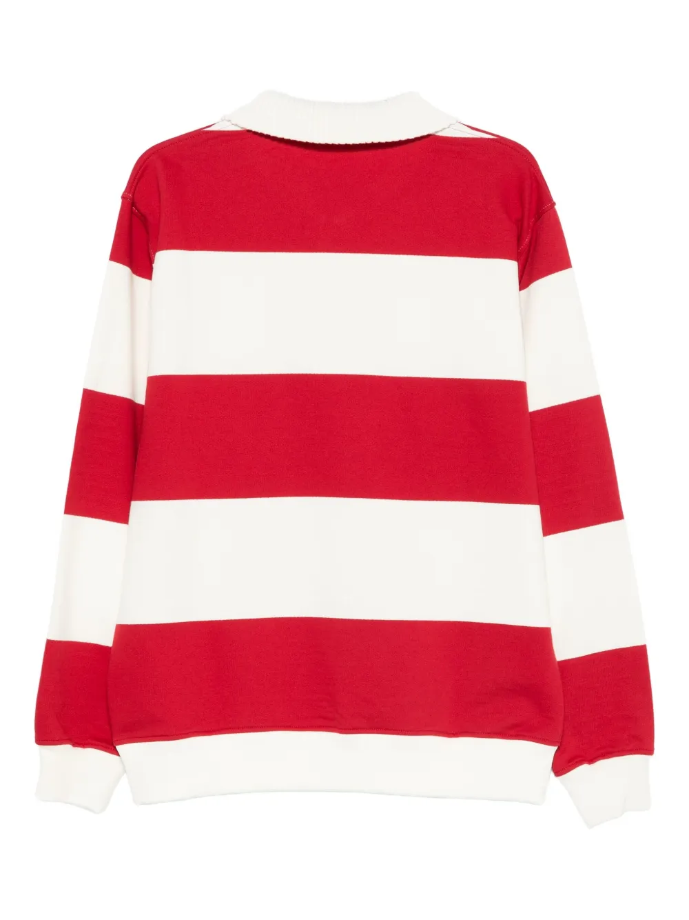 Drôle De Monsieur Gestreept poloshirt - Rood