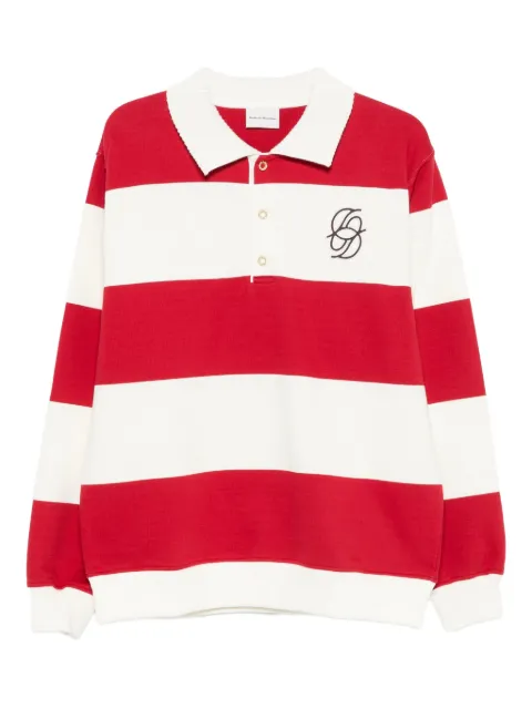 Drôle De Monsieur striped polo shirt