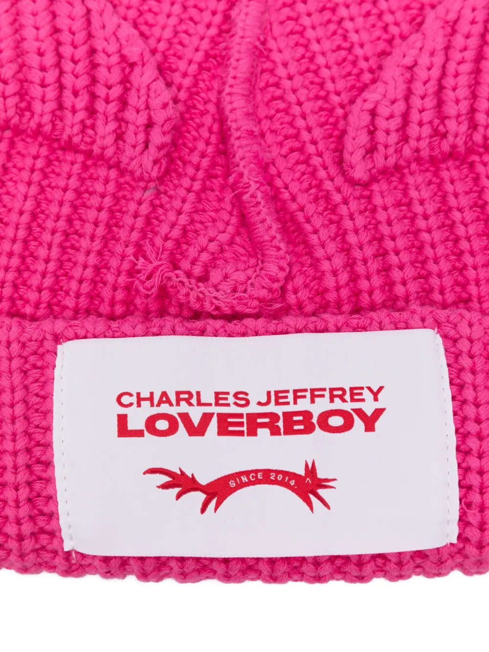Charles Jeffrey Loverboy Ears Beanie In Pink