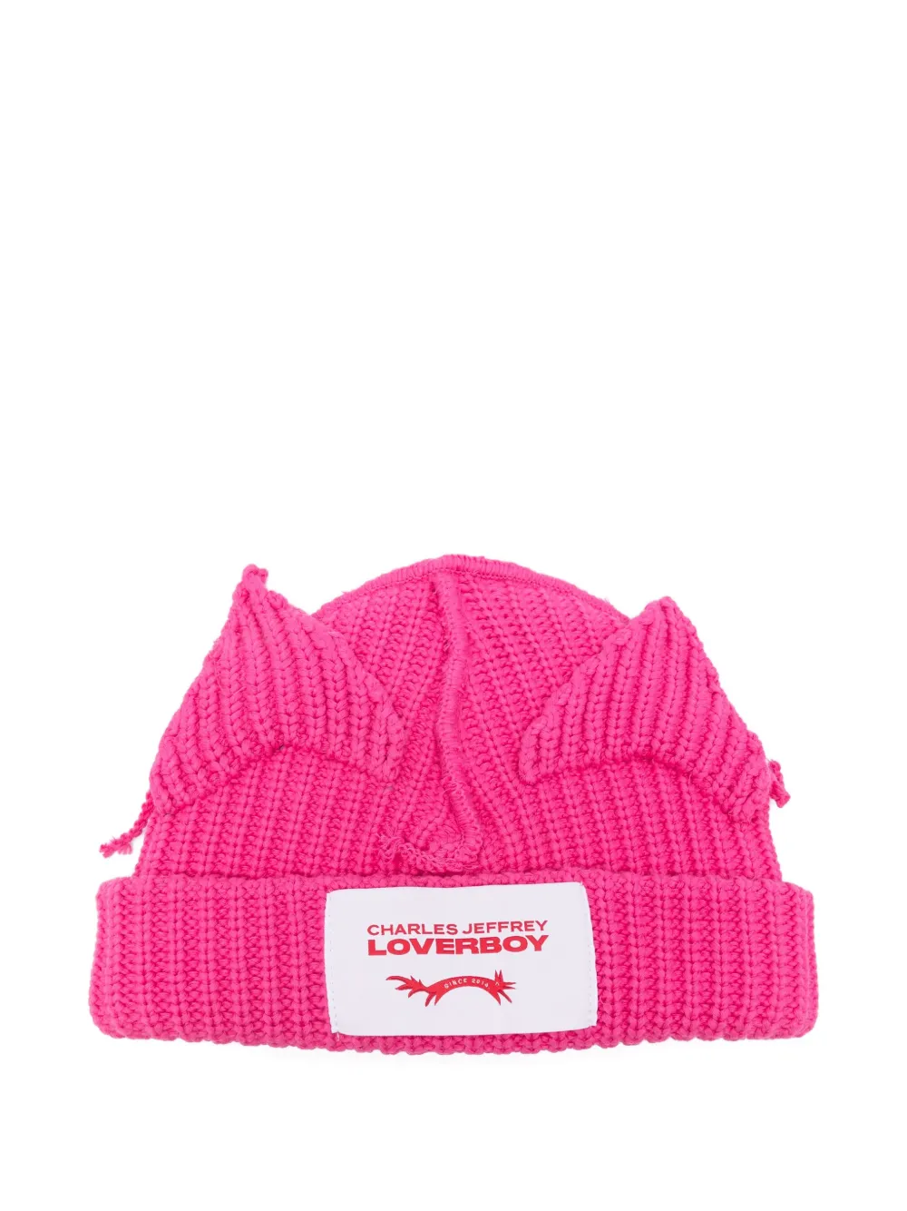 Charles Jeffrey Loverboy Ears Beanie In Pink