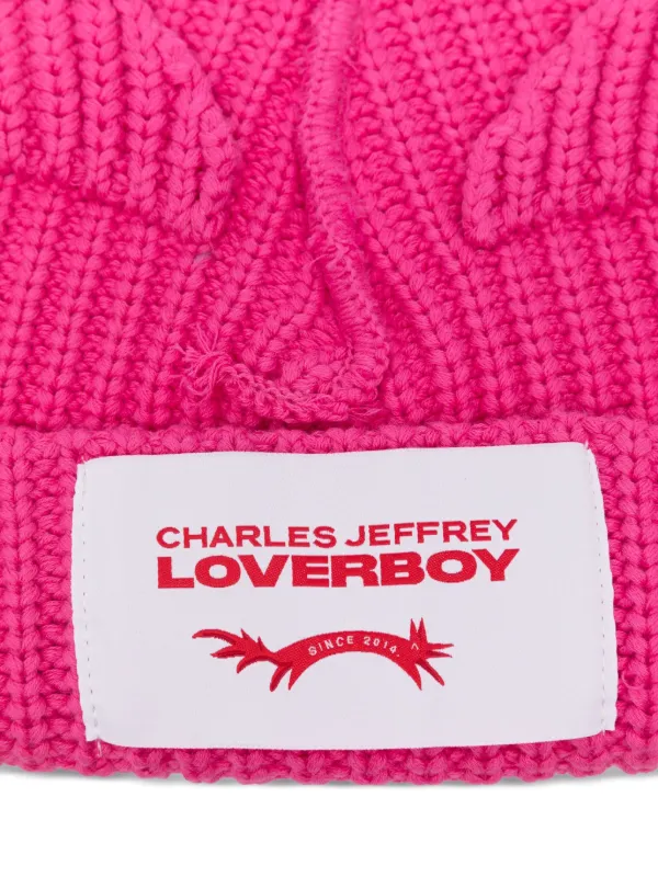 Charles Jeffrey Loverboy Ears Beanie | Pink | FARFETCH