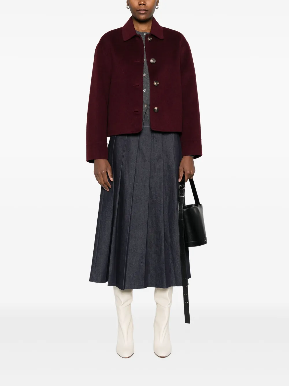 Studio Ar Nicolina Jacket In Red