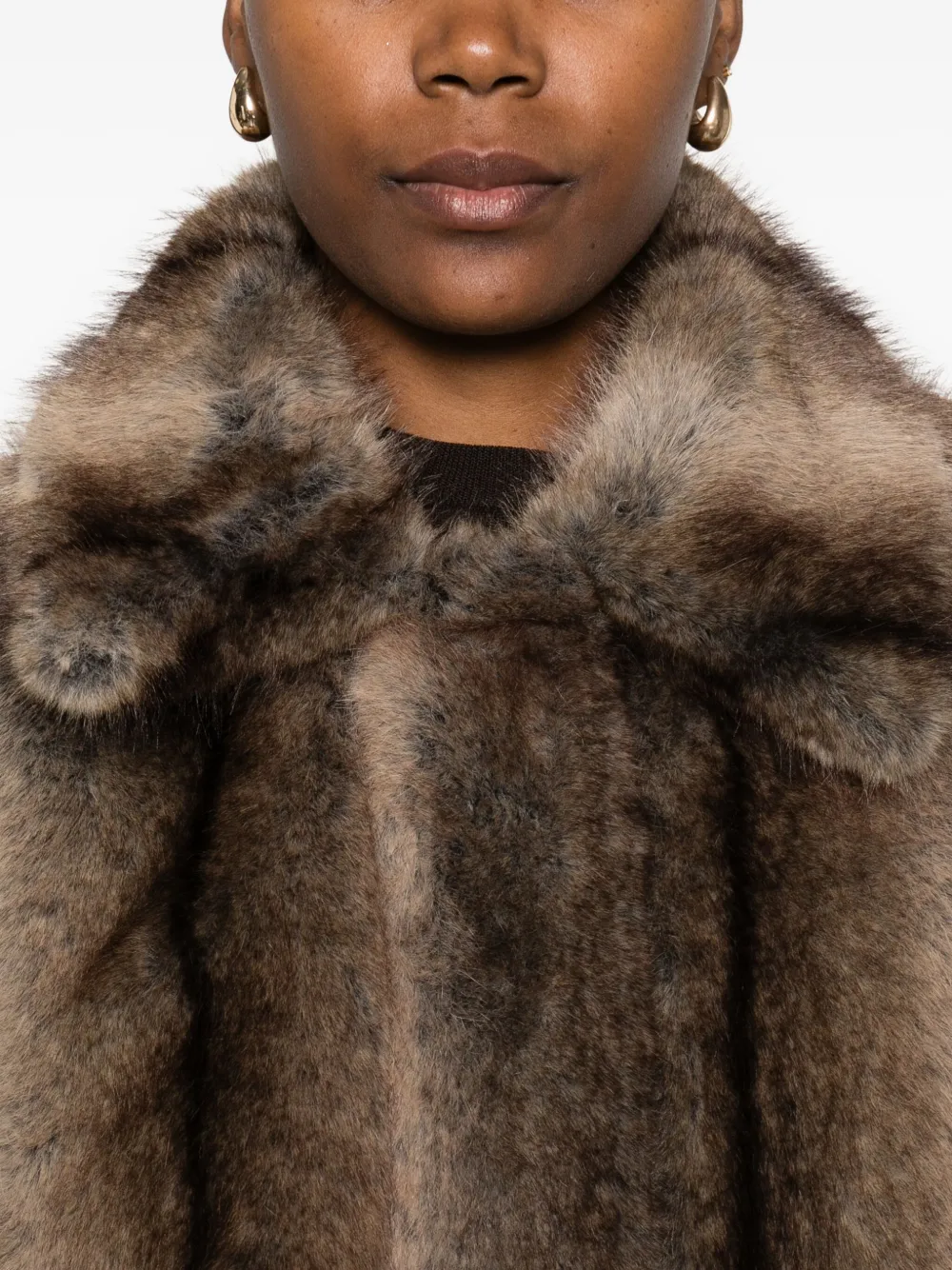 Studio Ar Lucy Coat In Brown
