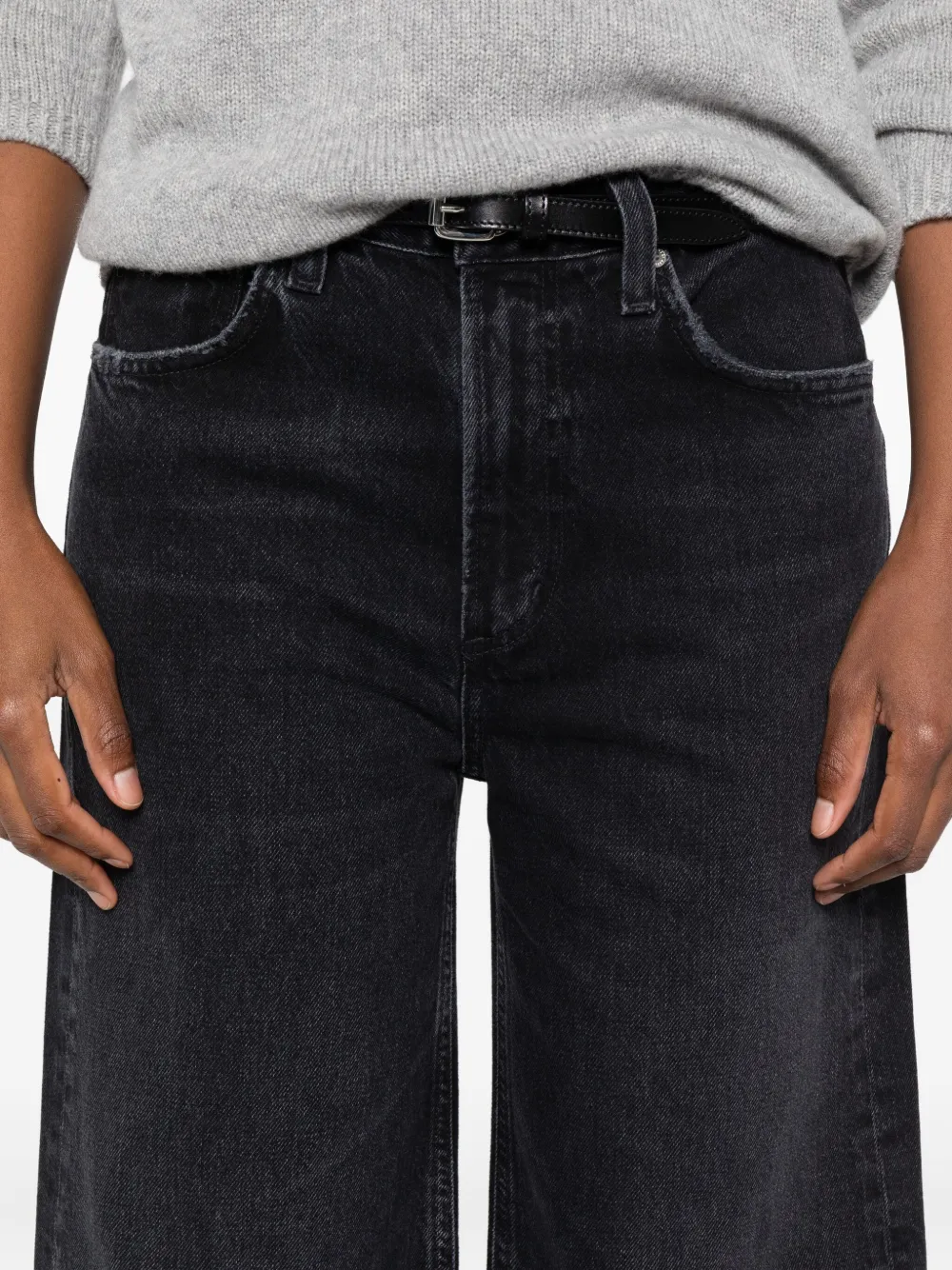 Citizens of Humanity Jeans met wijde pijpen Zwart