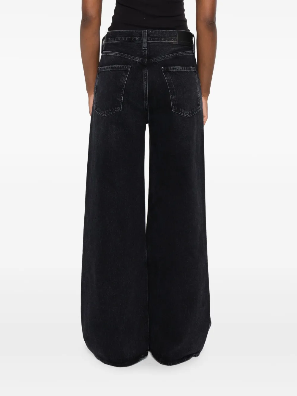 Citizens of Humanity Jeans met wijde pijpen Zwart