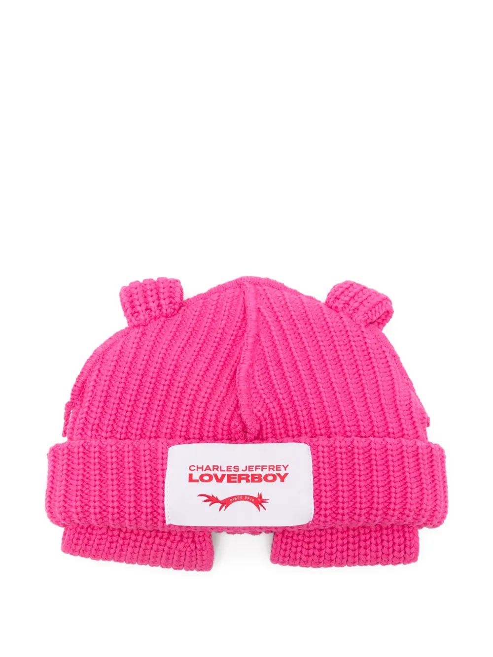 Charles Jeffrey Loverboy pop up-ears beanie | Pink | Image 1