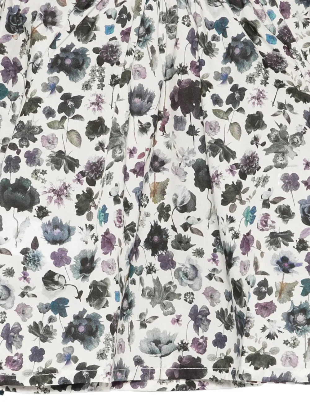Teddy & Minou Ruffled Floral-print Shirt In Multi