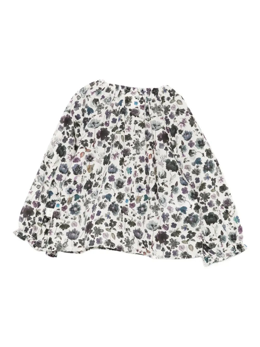 Teddy & Minou Ruffled Floral-print Shirt In Multi