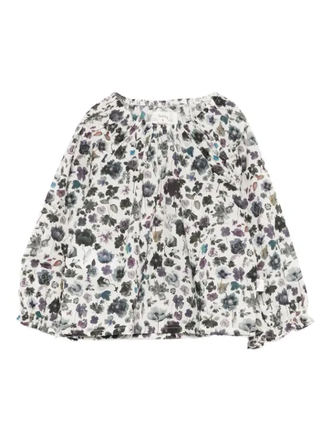 TEDDY & MINOU ruffled floral-print shirt