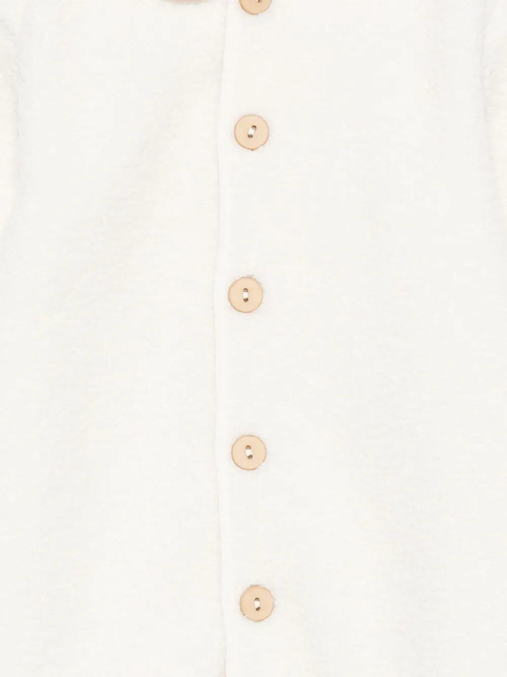 Teddy & Minou Button-up Romper In White