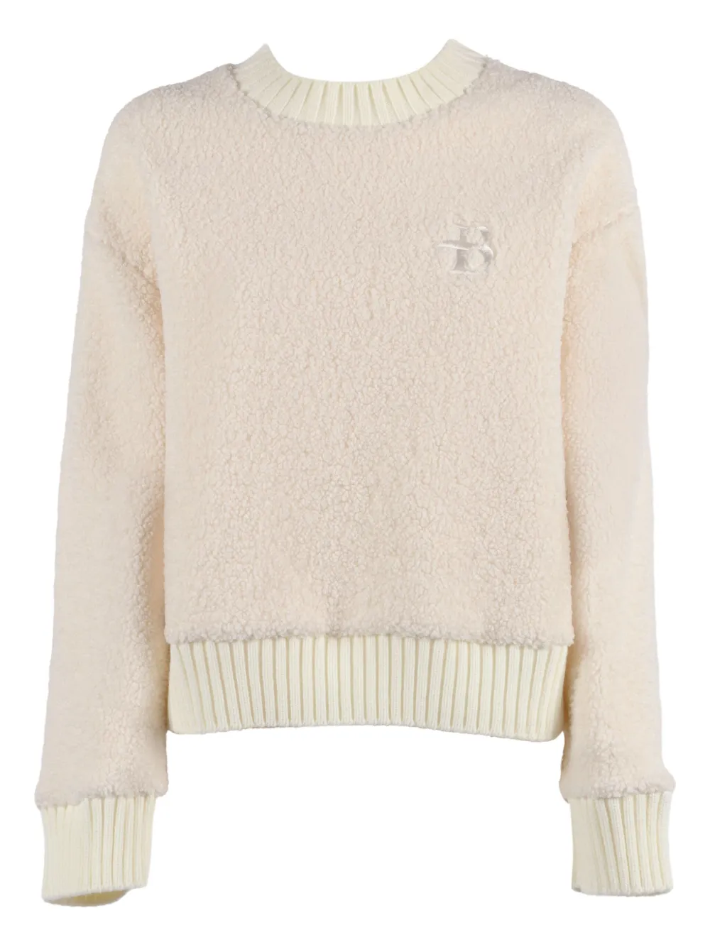 Ballantyne embroidered crew-neck sweater | Neutrals | Image 1