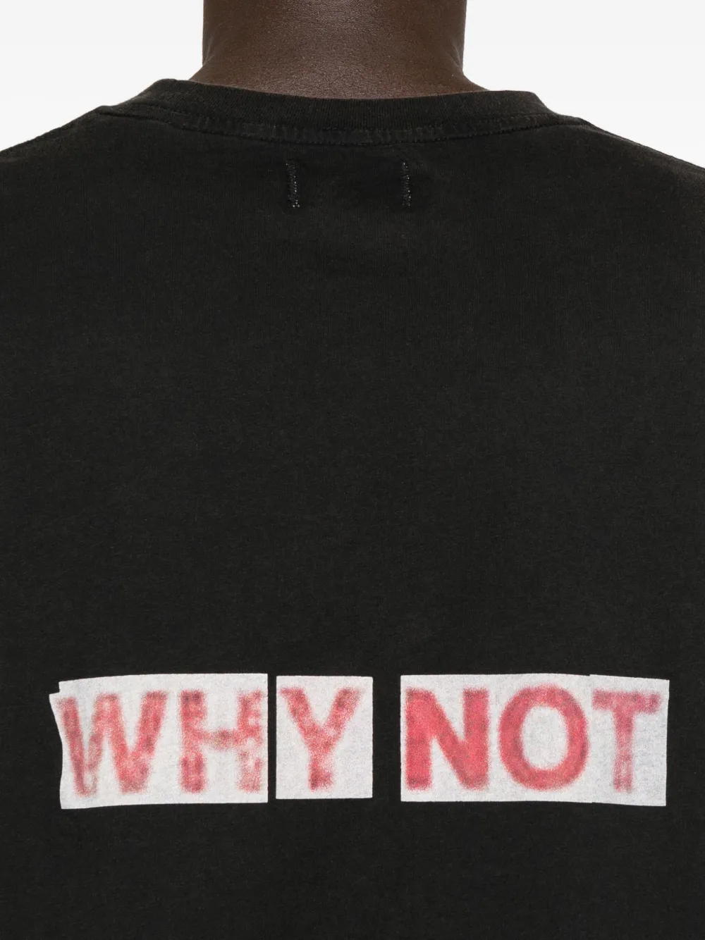Honor The Gift What They Say Cotton Graphic T-shirt In Black