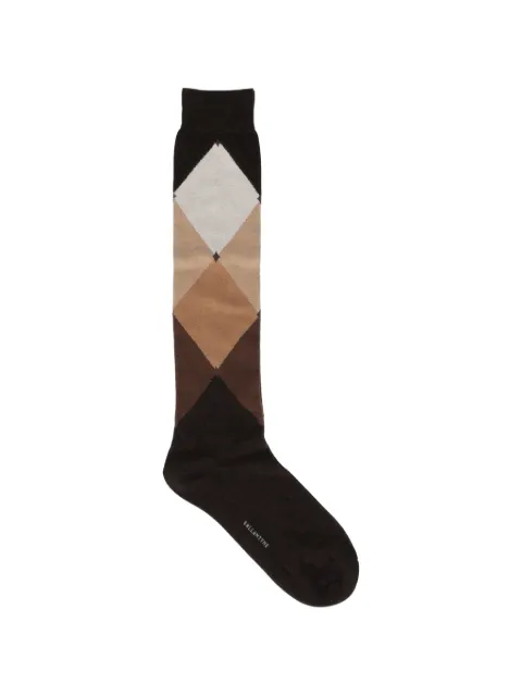 Ballantyne argyle-knit socks