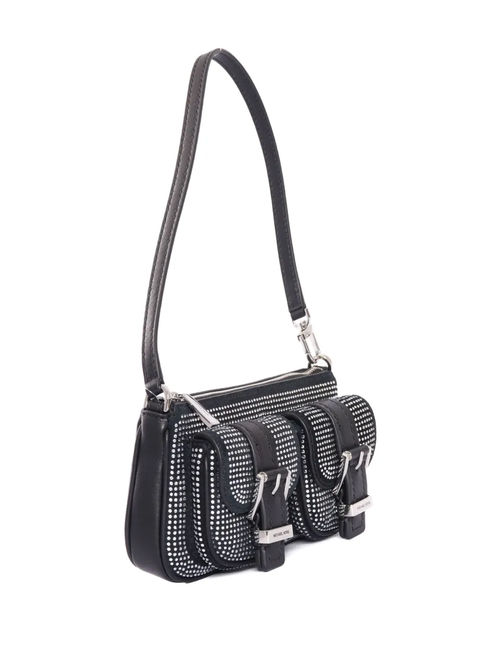 Michael Kors Zoe kleine verfraaide schoudertas Zwart