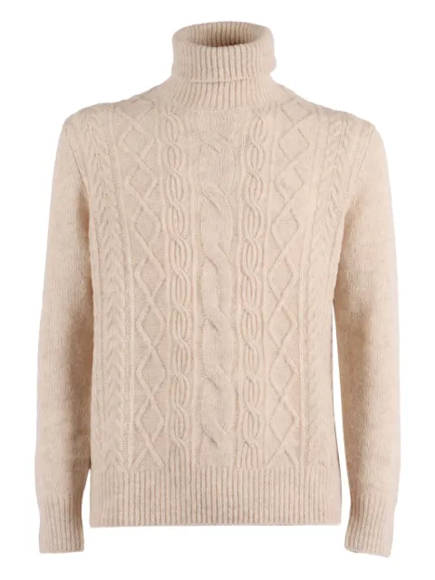 Ballantyne cable-knit turtleneck sweater