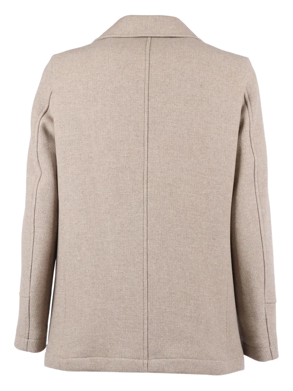 Camplin Double-breasted Peacoat In Multi