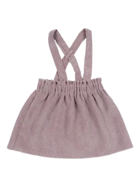 TEDDY & MINOU cross-back corduroy skirt