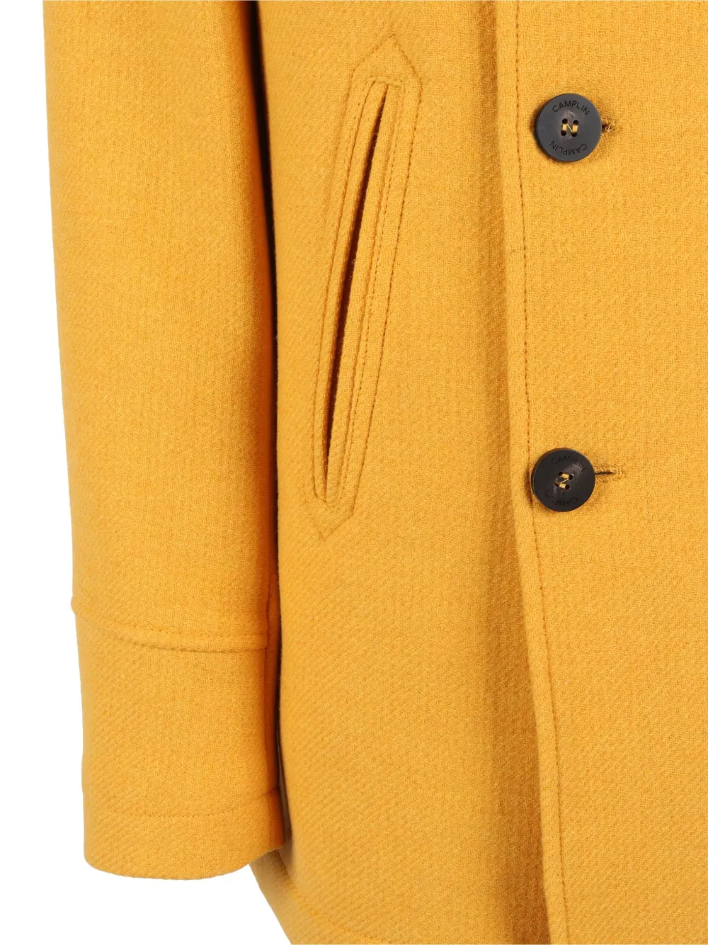Camplin Sailorjas met dubbele rij knopen Geel