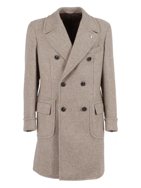BRANDO double-breasted wool coat