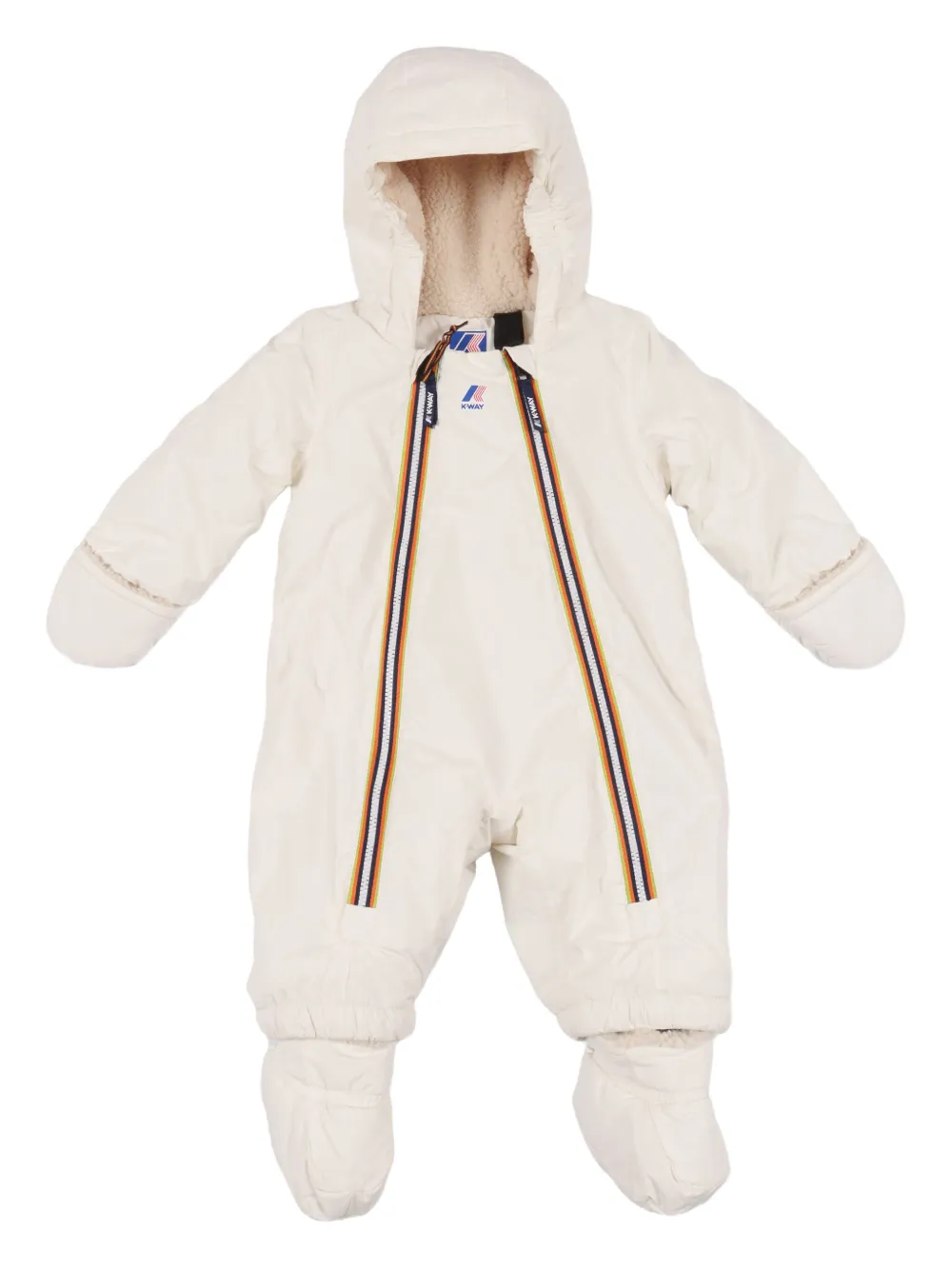 K Way Kids Schneeanzug mit Kapuze | Nude | Image 1