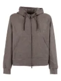 Circolo 1901 wool zip-up hoodie - Brown