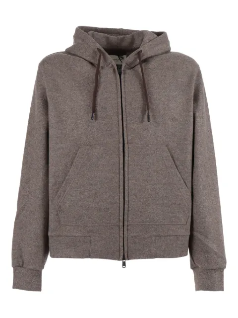 Circolo 1901 wool zip-up hoodie