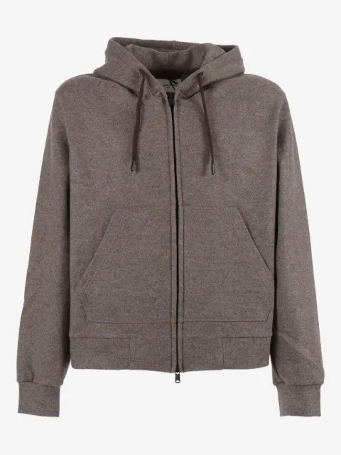 Circolo 1901 wool zip-up hoodie
