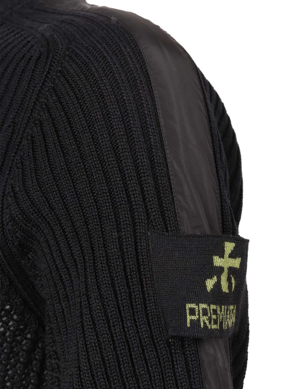 Premiata Ribbed Crew-neck Sweater In Black