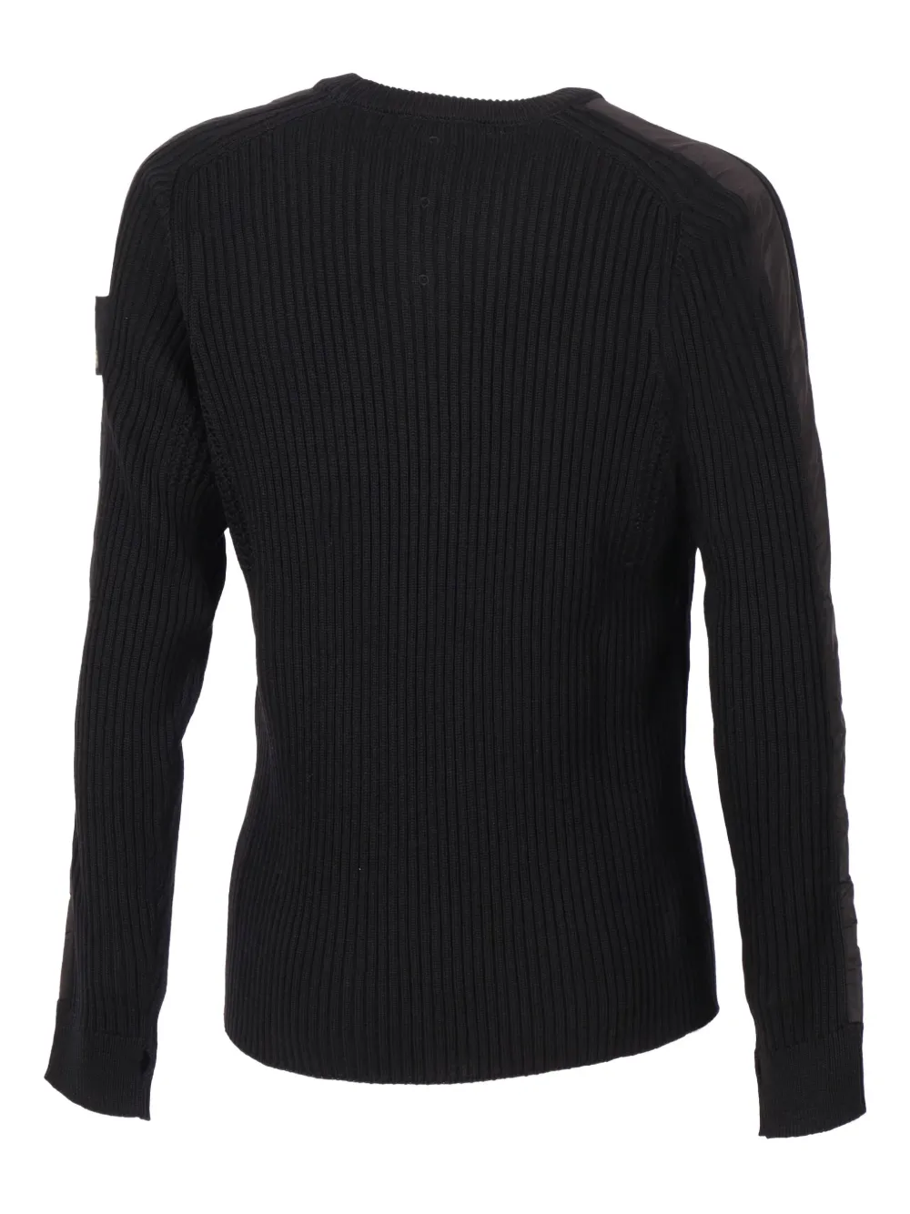 Premiata ribbed crew-neck sweater - Zwart