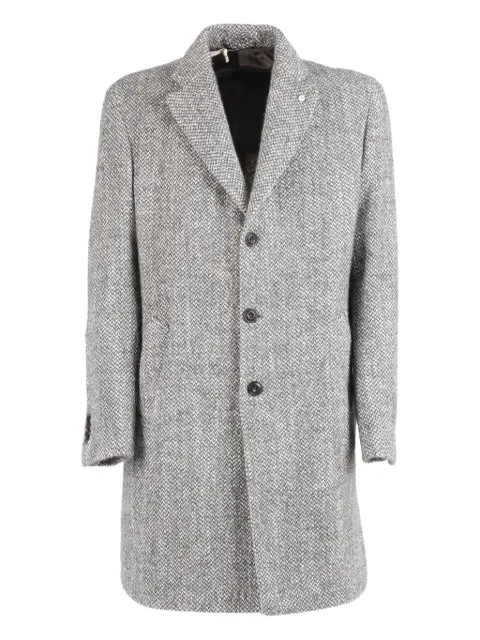 BRANDO herringbone-pattern coat