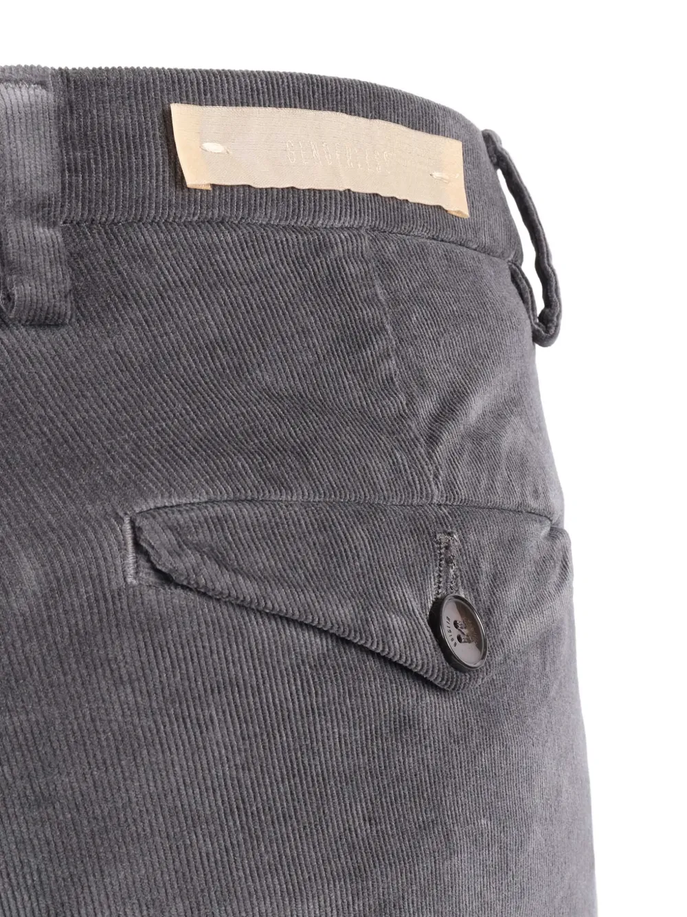 Briglia 1949 Ribfluwelen broek Grijs