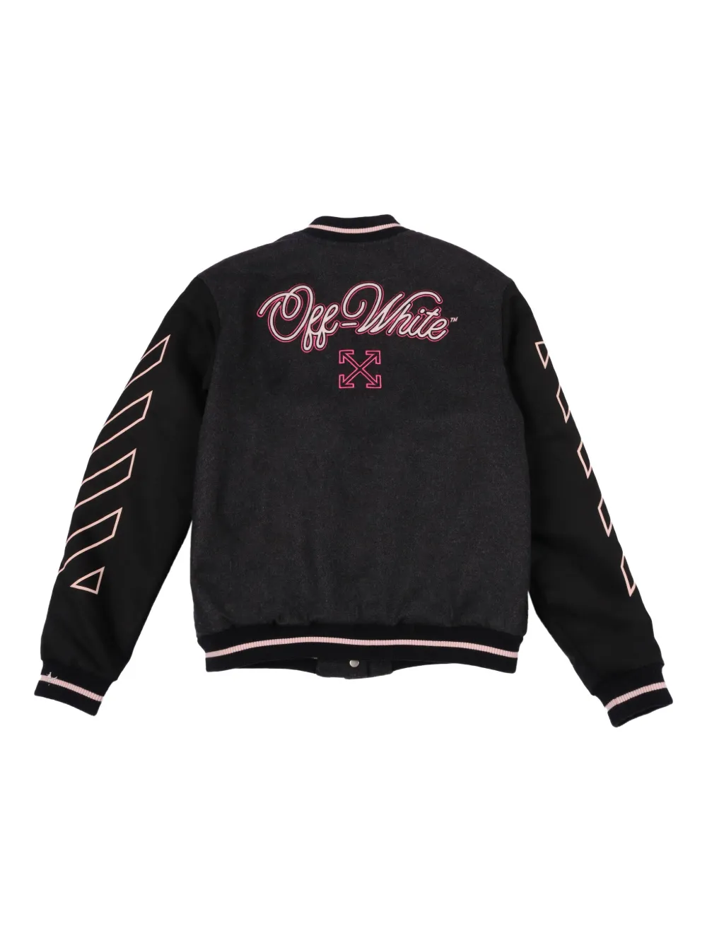 Off-White Kids embroidered varsity jacket | Girls Bomber Jackets | Image 2