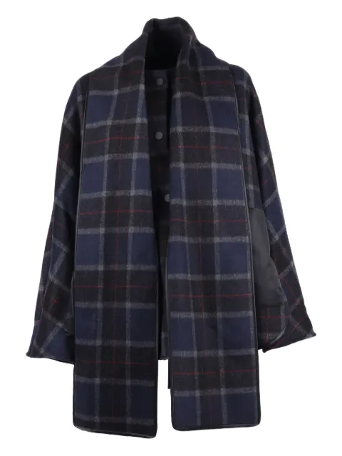 Shirtaporter tartan-plaid coat