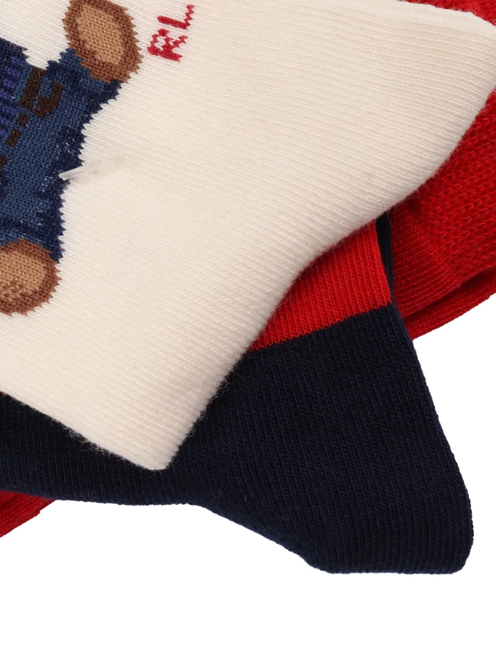 POLO RALPH LAUREN KIDS Sokken met print Beige