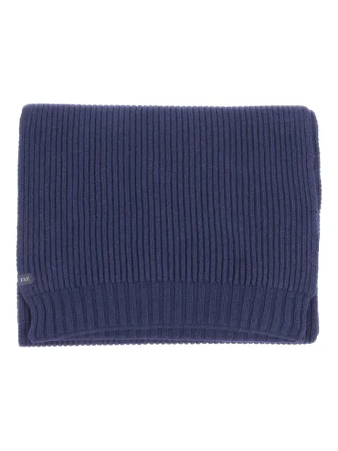 Fay ribbed wool scarf