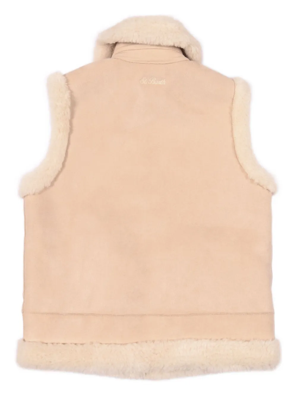 MC2 Saint Barth Kids Hesketh embroidery gilet | Girls Waistcoats & Gilets | Image 2