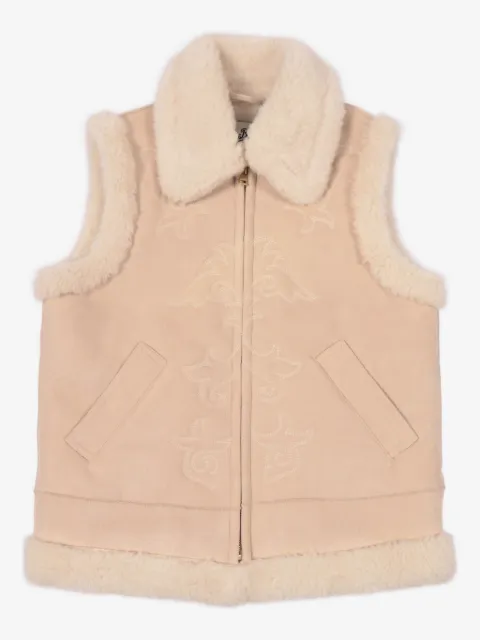 MC2 Saint Barth Kids Hesketh embroidery gilet