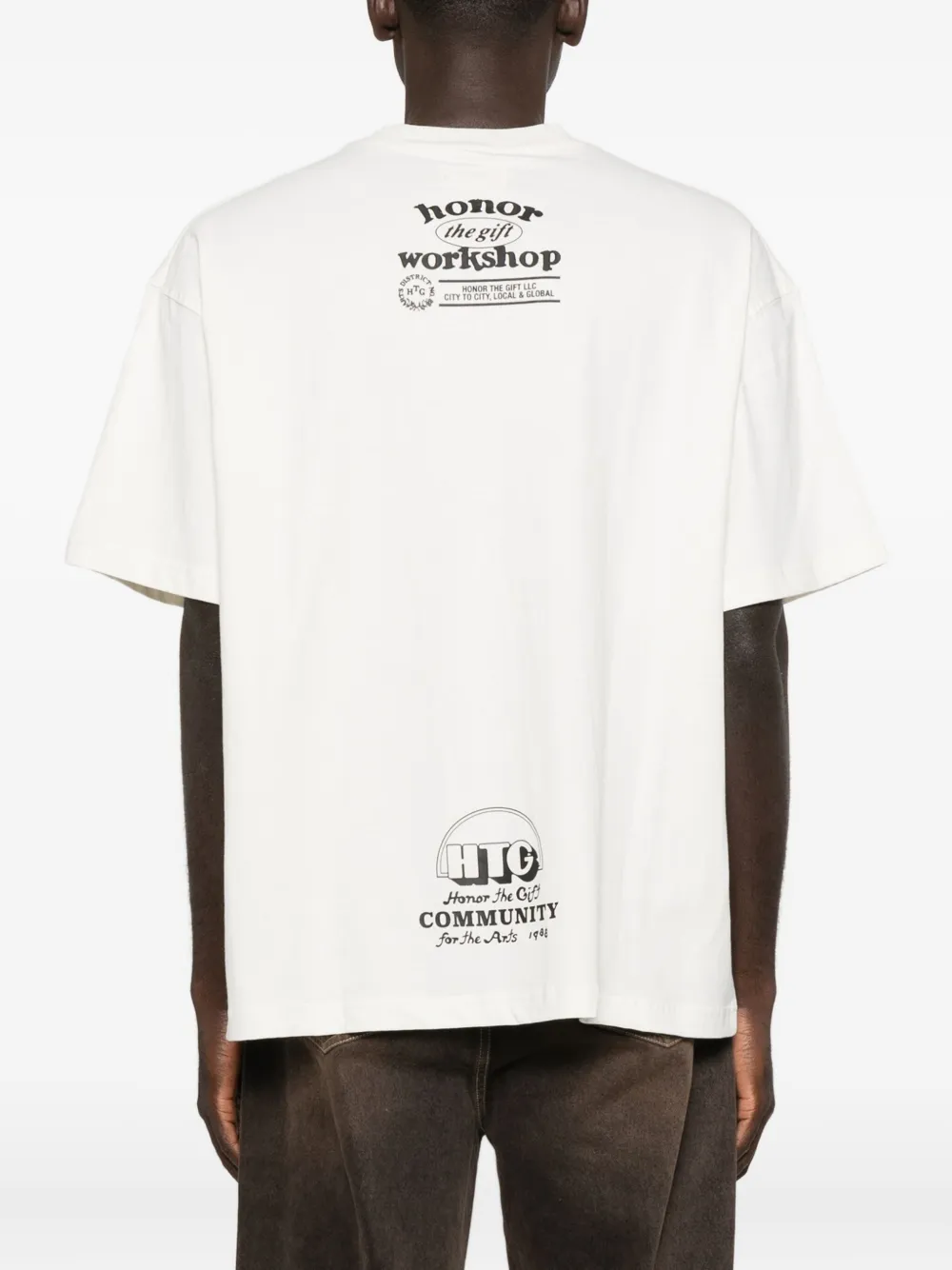 Honor The Gift Graphic-print T-shirt In White