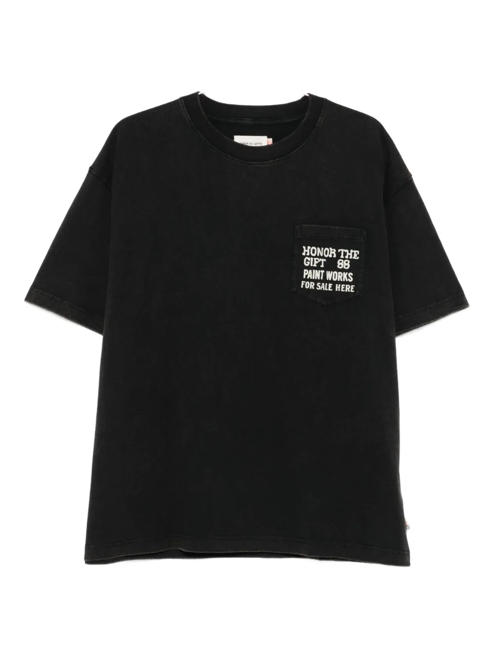 Honor The Gift Paint Works Graphic Pocket T-shirt In Black