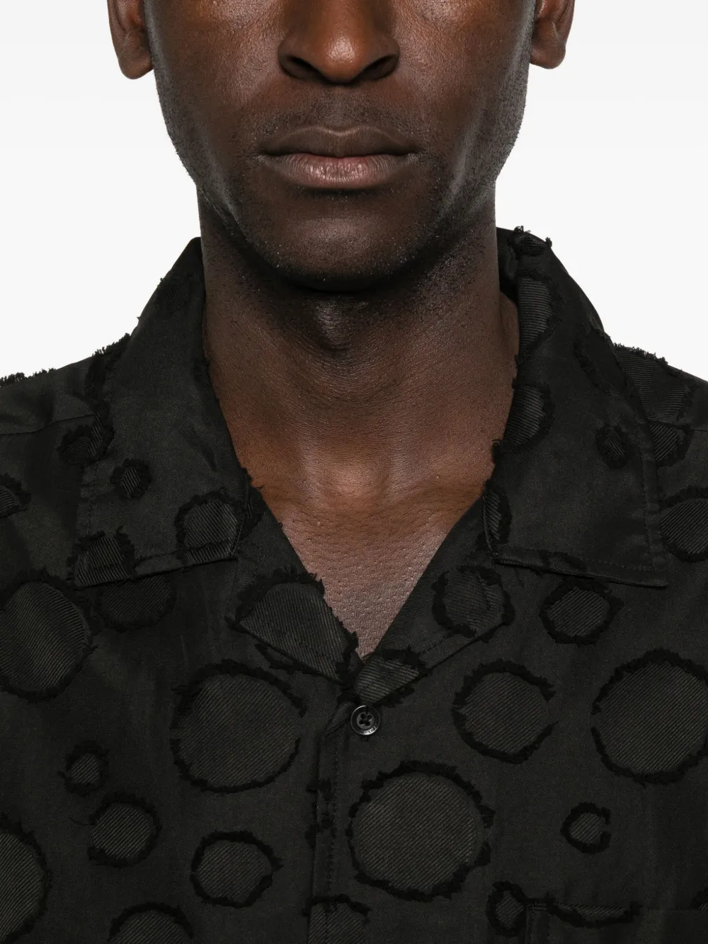 Honor The Gift Overhemd met patroon en korte mouwen Zwart
