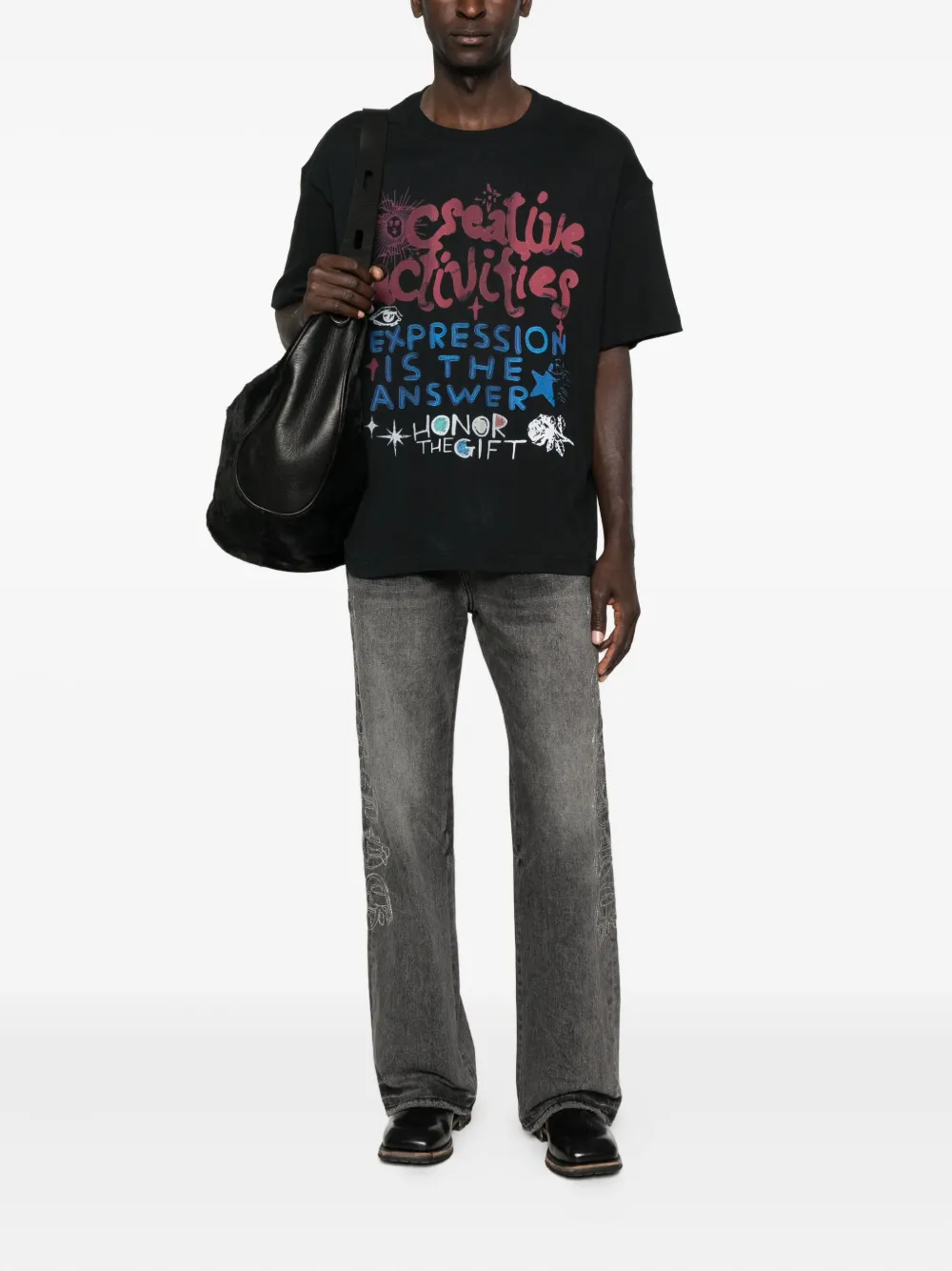 Honor The Gift graphic-print t-shirt - Zwart
