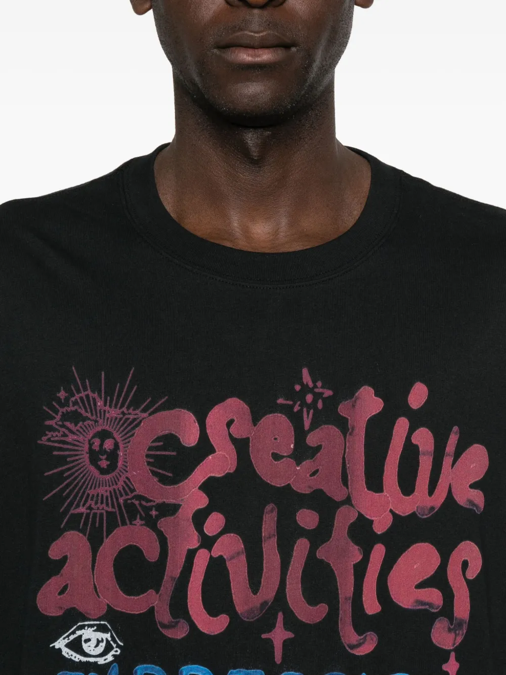 Honor The Gift T-shirt met grafische print Zwart