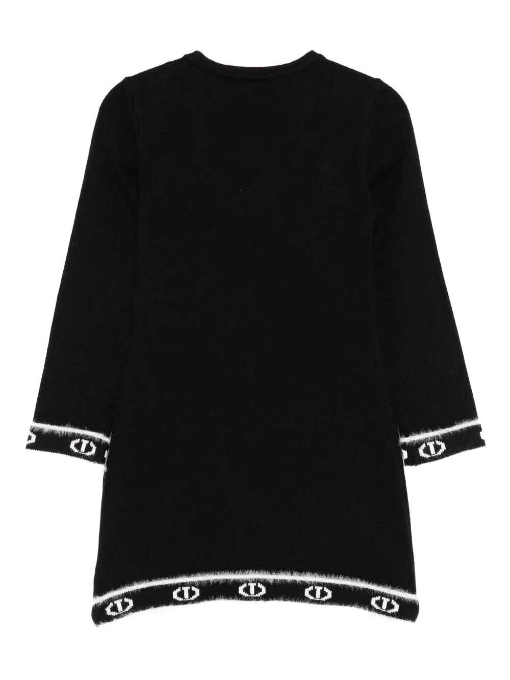 TWINSET Kids logo-trim dress | Girls Knitted Dresses | Image 2