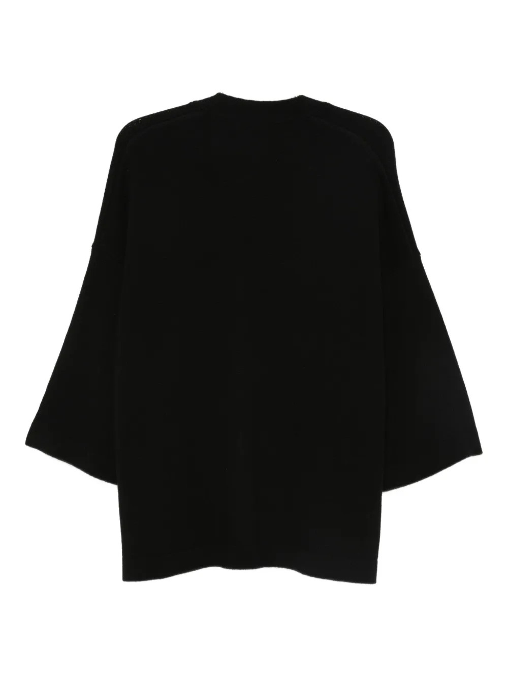Majestic Gerippter Cardigan In Black