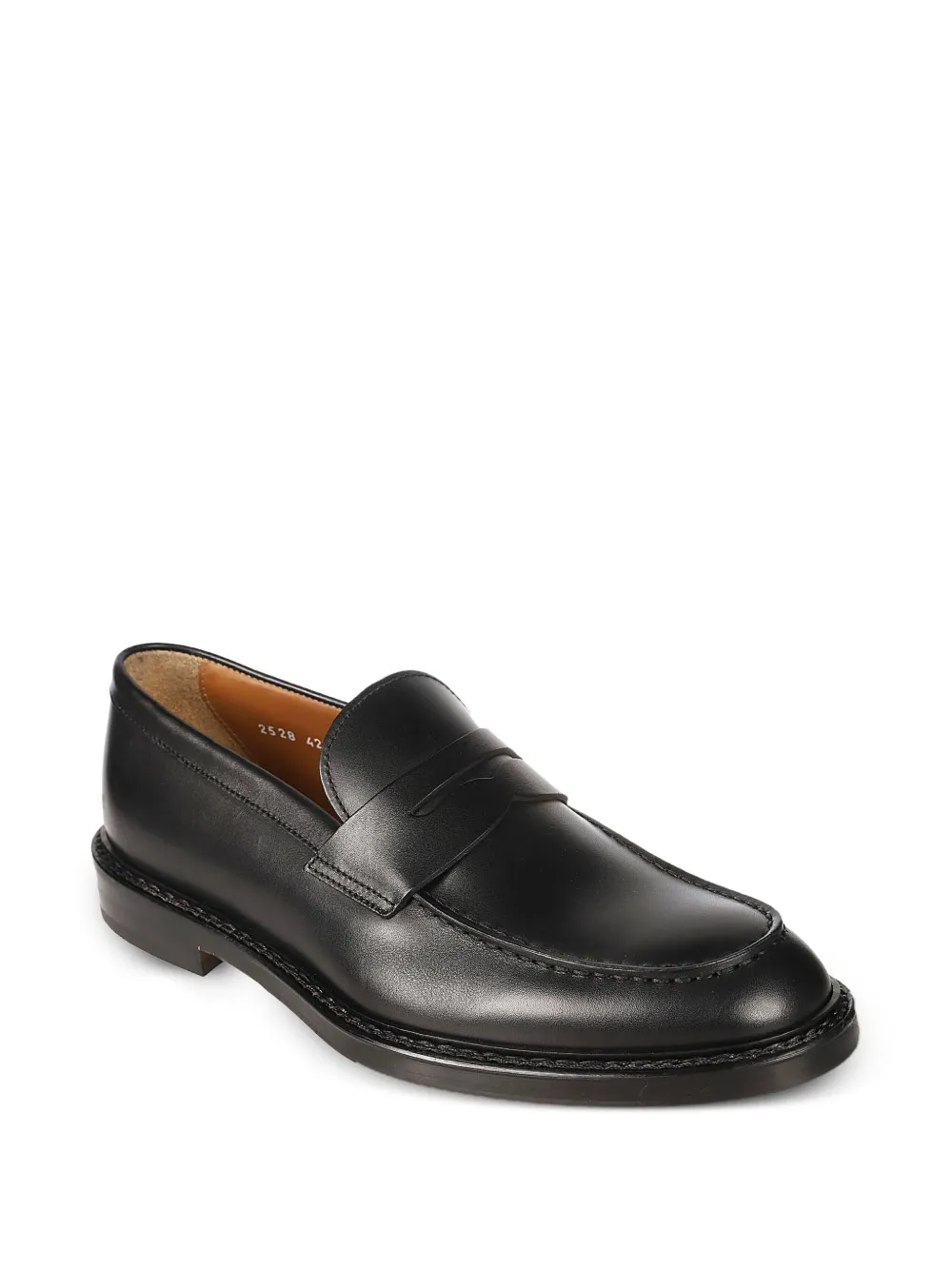 Doucal's Leren loafers Zwart