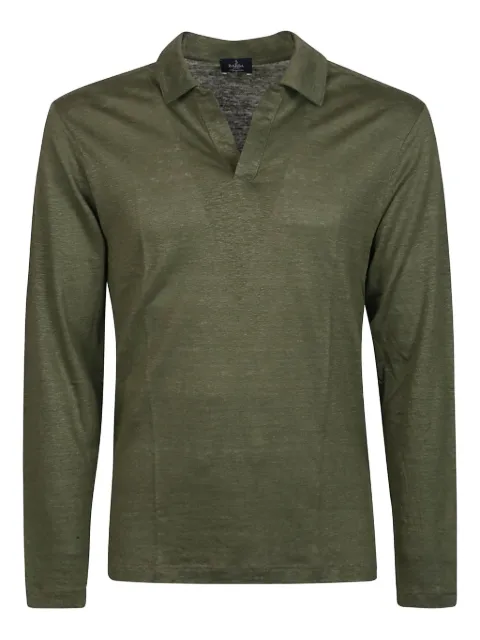 Barba long-sleeve v-neck t-shirt