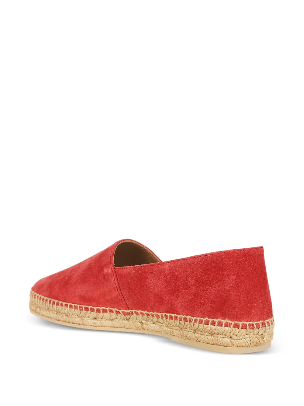 Kiton Leren espadrilles Rood
