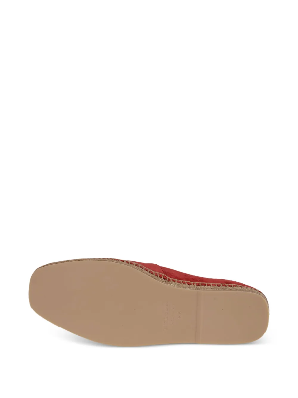 Kiton Leren espadrilles Rood